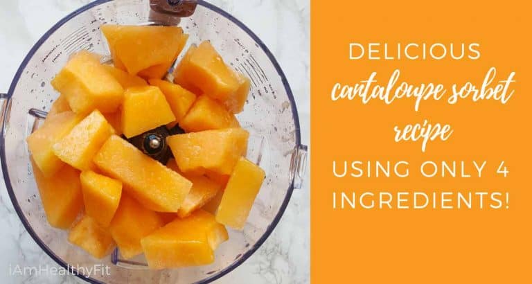Delicious-Cantaloupe-Sorbet-Recipe-Using-Only-4-Ingredients!
