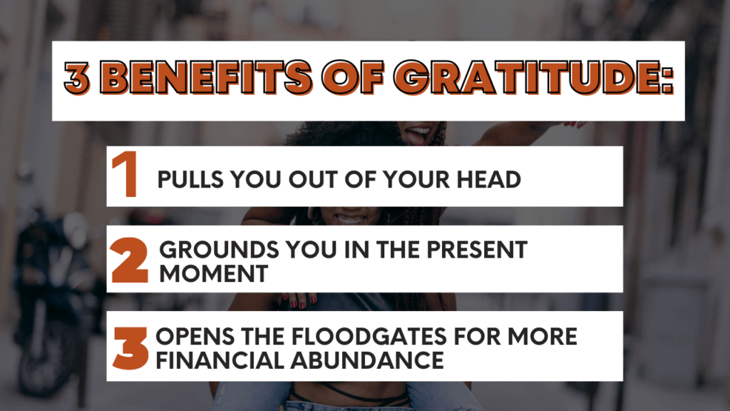 3 benefits of gratitude: